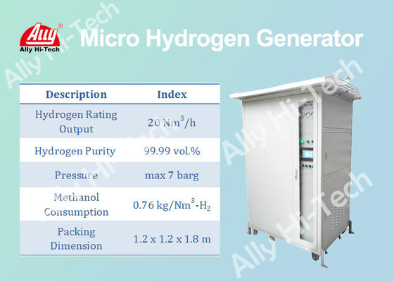 20 Nm3/H 마이크로 수력 전기 발전기, 튼튼한 산업 수소 발전기